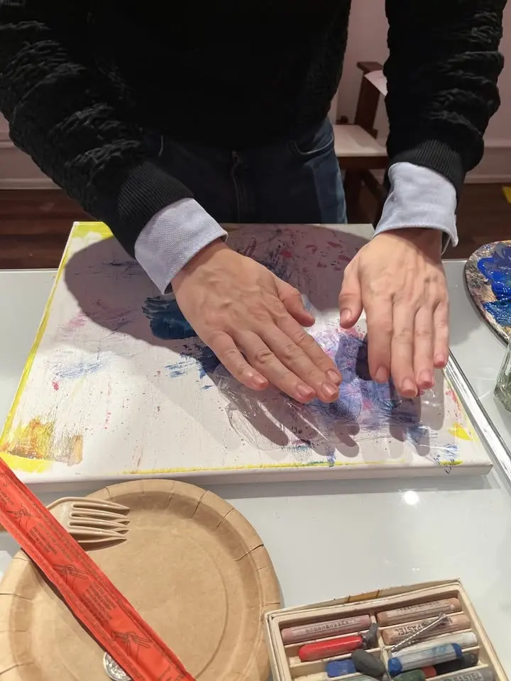 Abstract Painting & Cocktails 