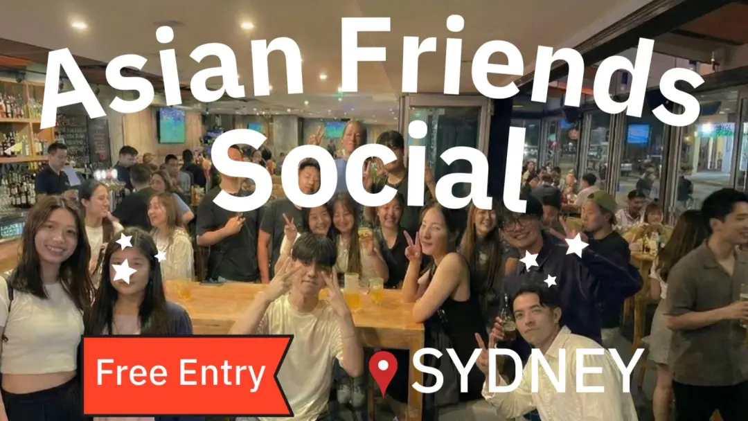 🍜Asian Background Social: Lounge Asia Sydney (Easy English) 6pm
