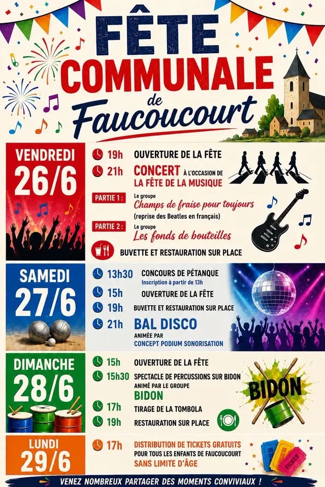 Fête communale de faucoucourt 