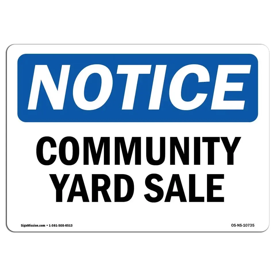 Fall Community Yard Sale