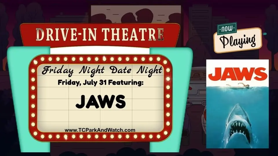 Friday Drive In Movie Nights | JAWS