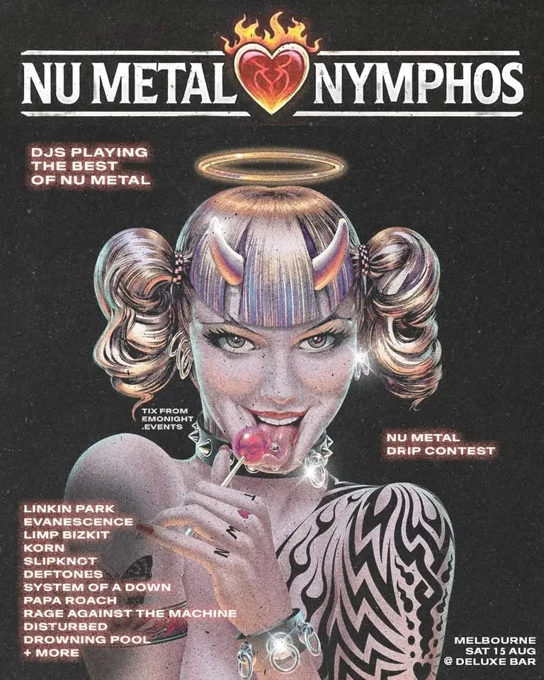 NU METAL NYMPHOS  MELBOURNE