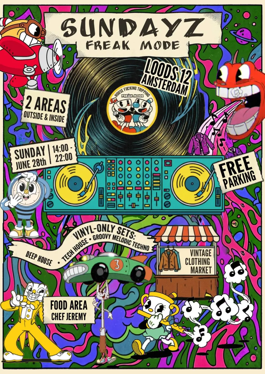Canceled  Sundayz Freak Mode - Kein Berlijn & House For All - 2nd Edition