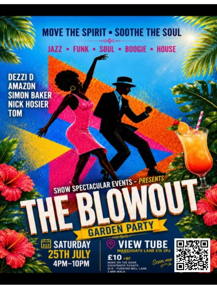 The Blow Out: Garden Party @ The View Tube, Stratford E15