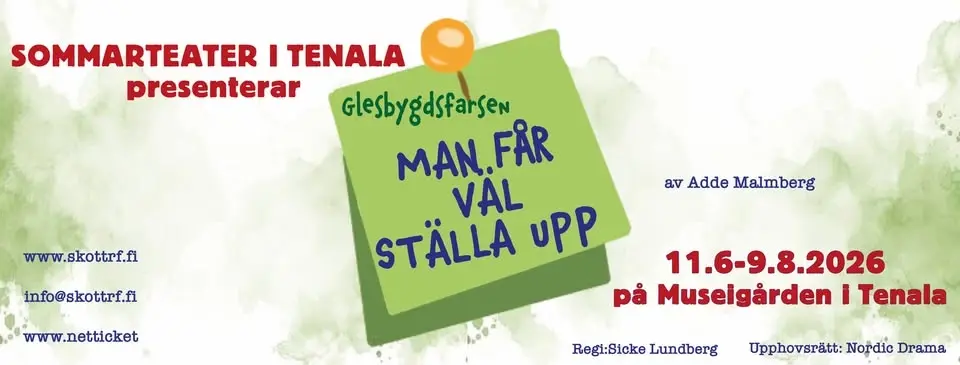 Glesbygdsfarsen Man Får Väl Ställa Upp
