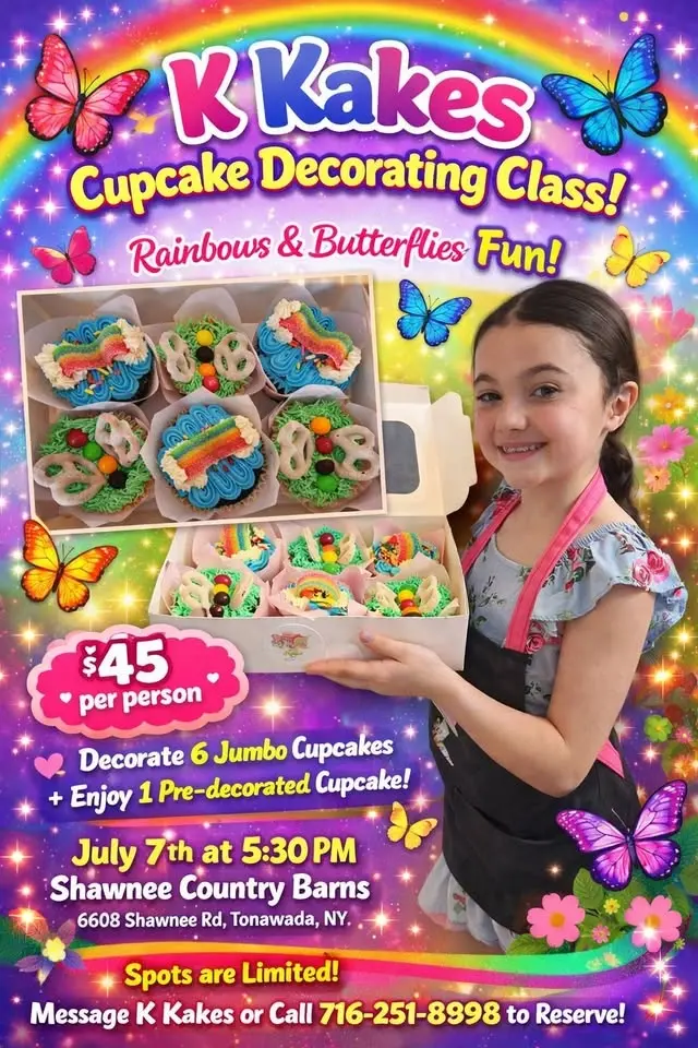Cupcake decorating class!