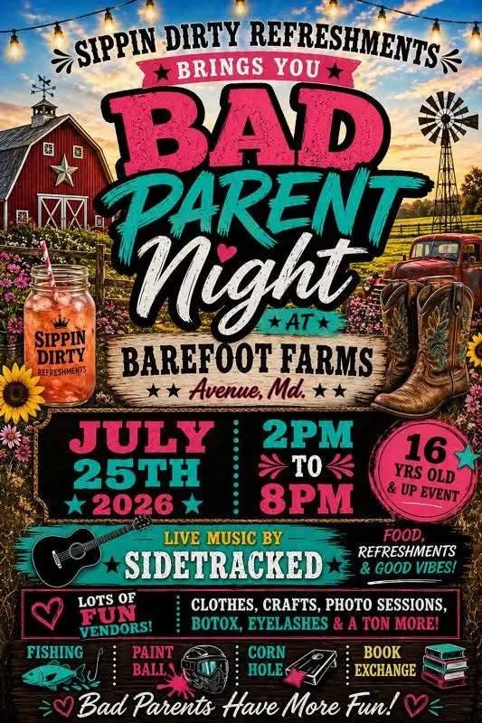 Bad Parent Night at Barefoot Farms