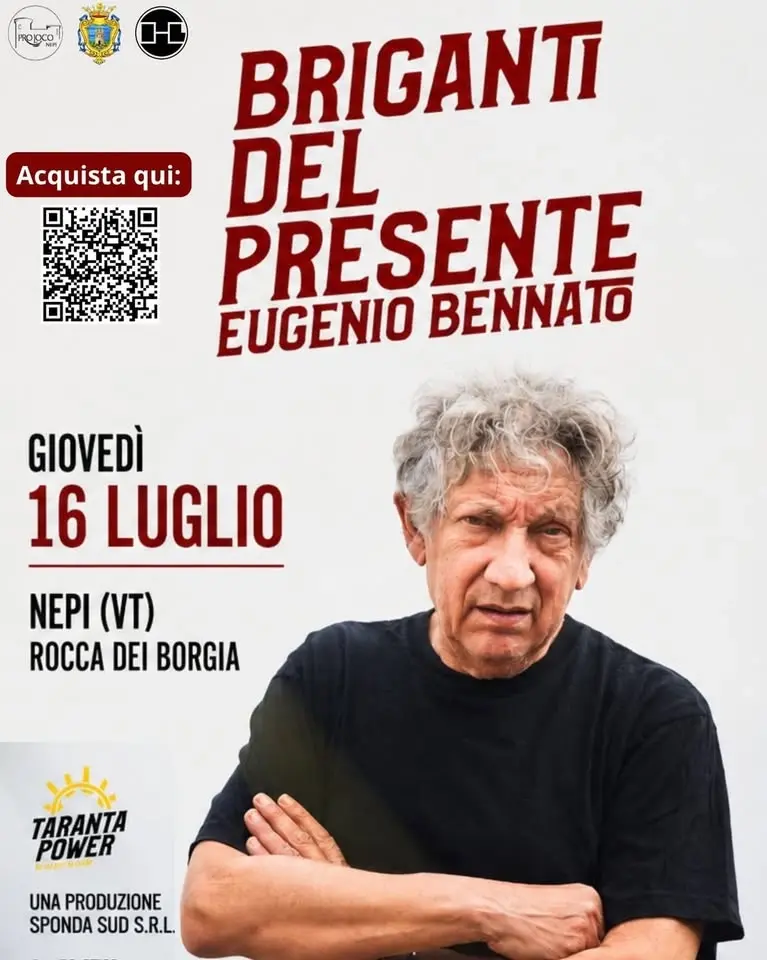 Eugenio Bennato in concerto | Nepi (VT) | Rocca dei Borgia