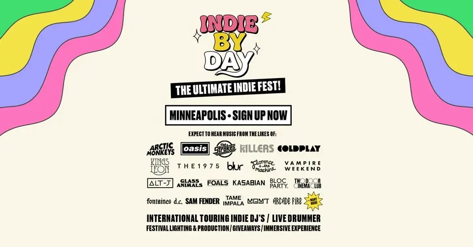 Indie By Day Is Coming To Minneapolis 🎸☀️