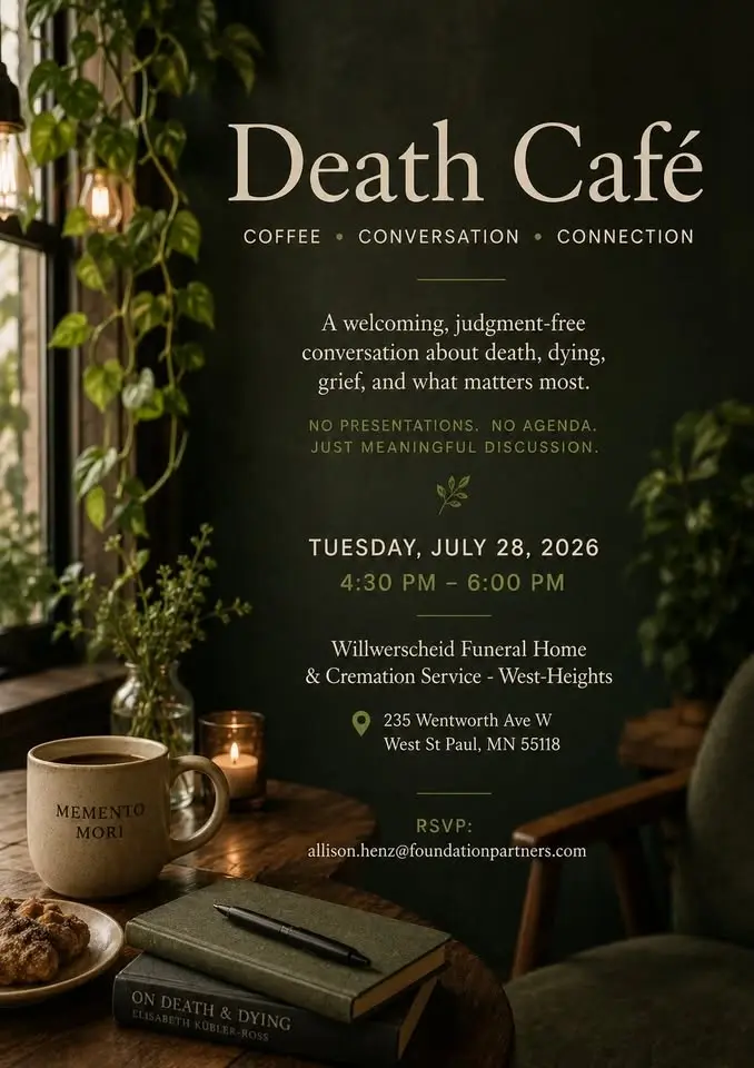 Death Cafe - Coffee, Conversation, & Connection