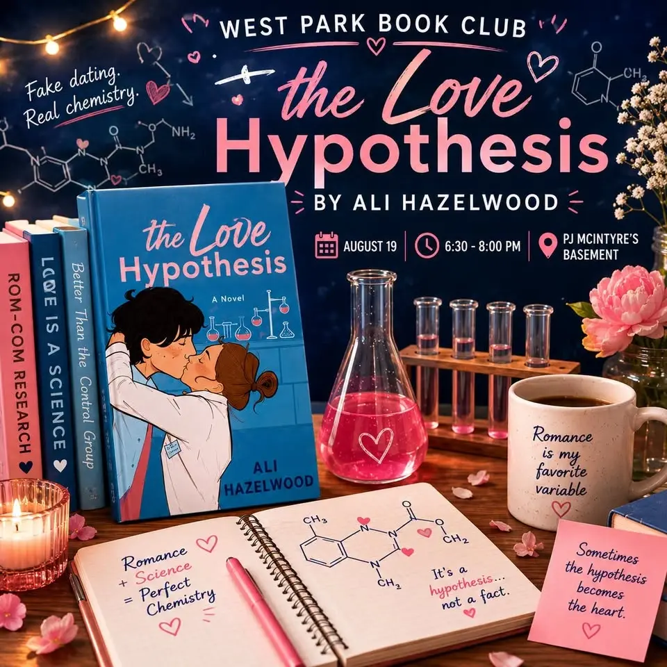 West Park Book Club — The Love Hypothesis by Ali Hazelwood