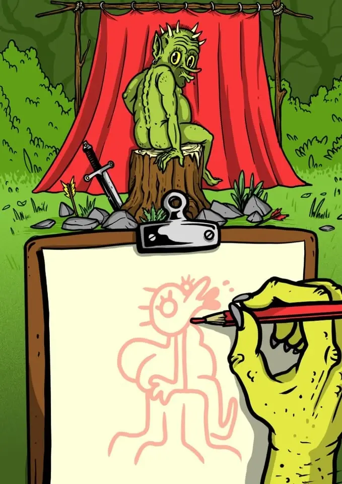 Monster Life Drawing
