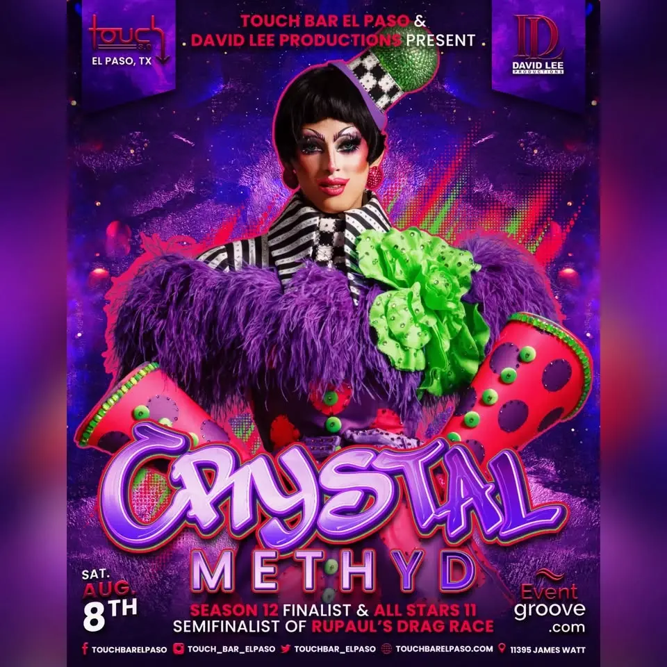 Crystal Methyd • Drag Race All Stars S11 Finalist • Live at Touch Bar El Paso