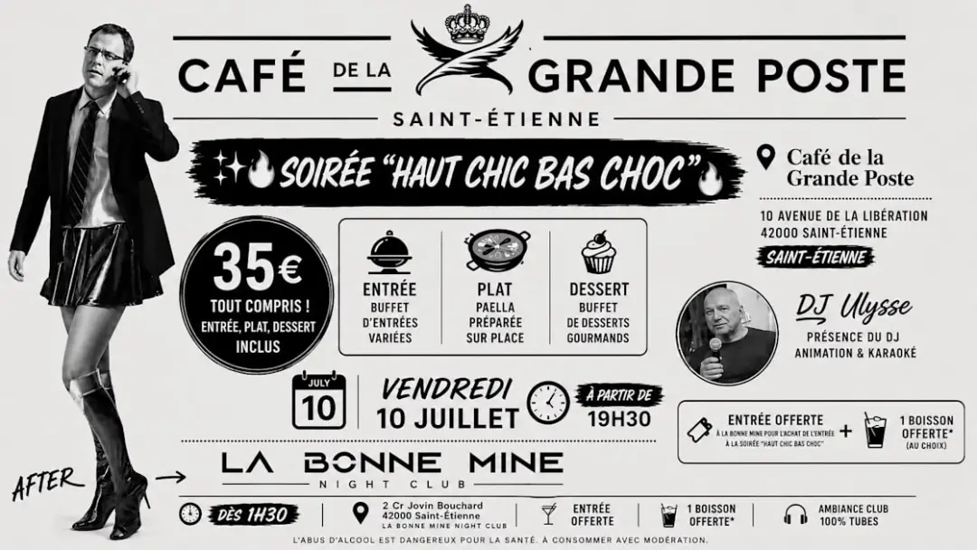 Soirée Haut Chic Bas Choc