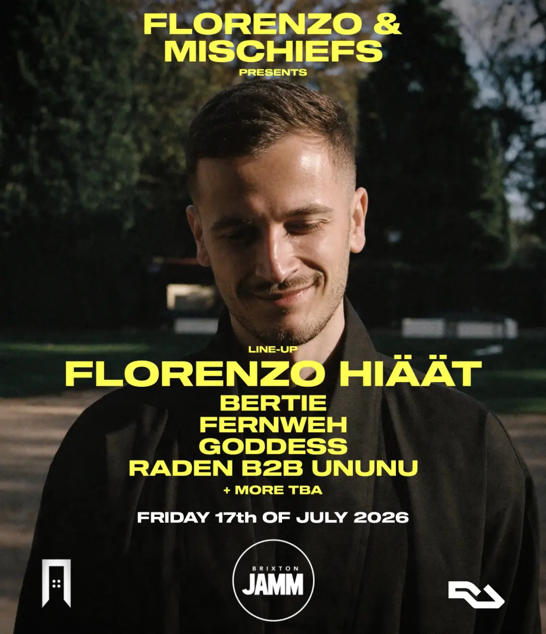 Florenzo Hiäät & Mischiefs (1£ Tickets. Techno All Night Long)