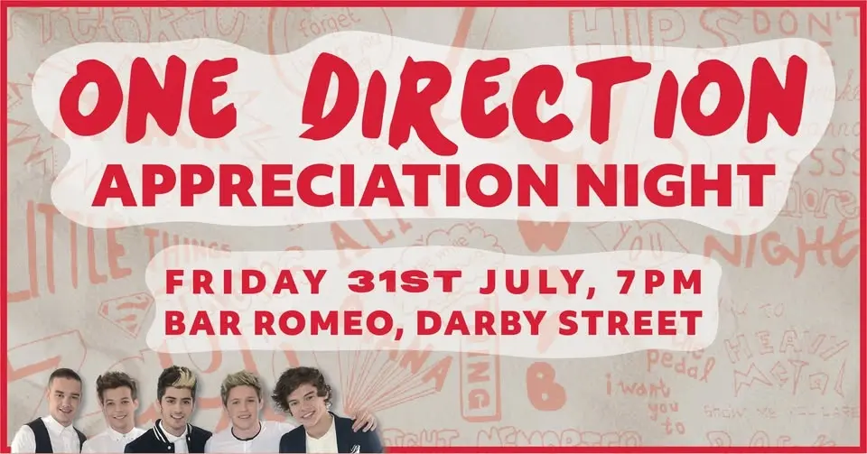ONE DIRECTION APPRECIATION NIGHT - Newcastle