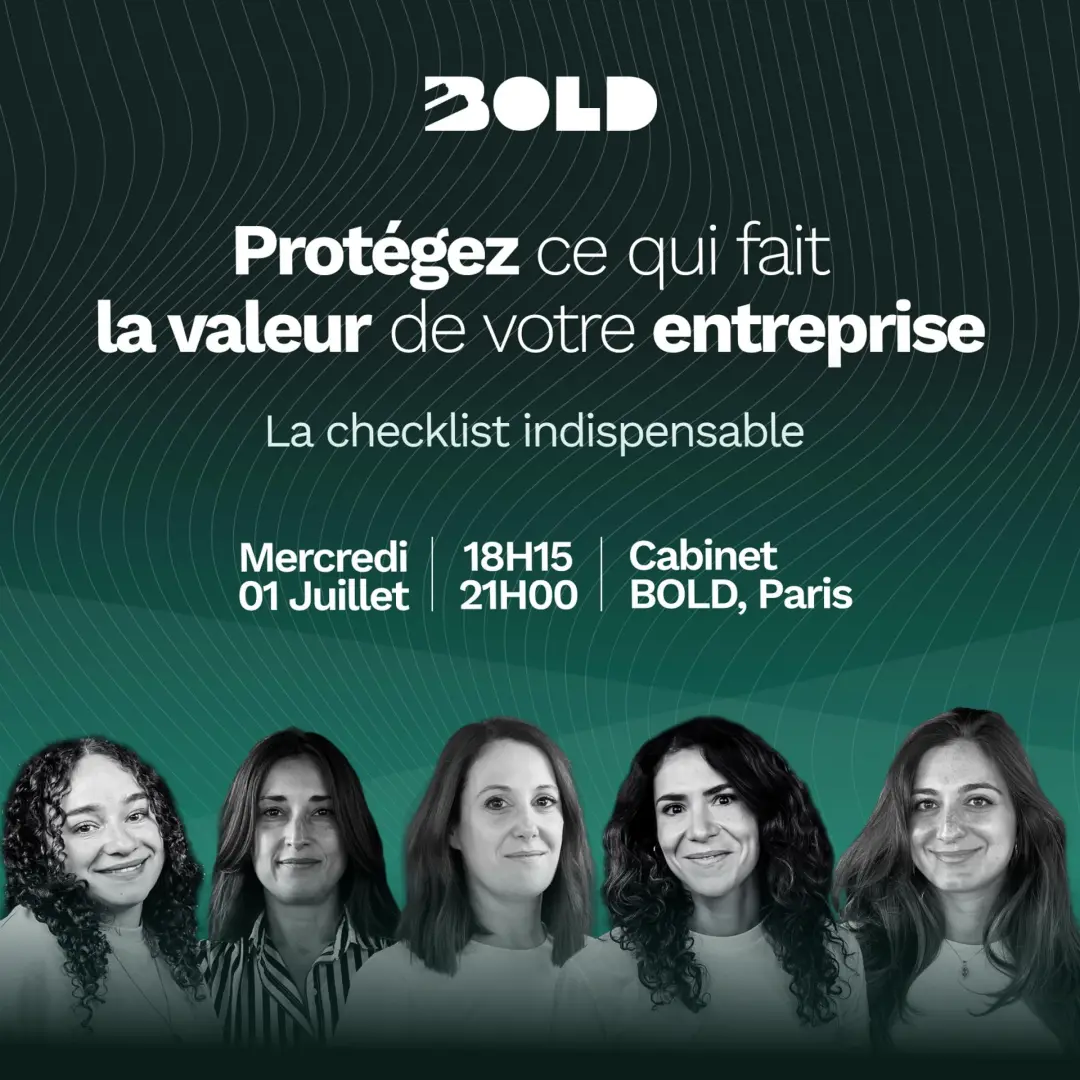 Table ronde BOLD ⚡️ Protégez ce qui fait la valeur de votre entreprise : la checklist indispensable