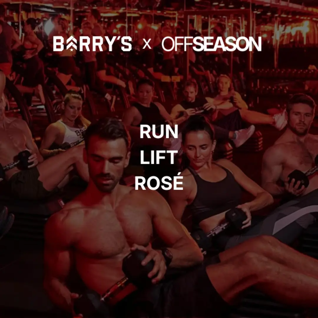 Barry's x Offseason: Run. Lift. Rosé.