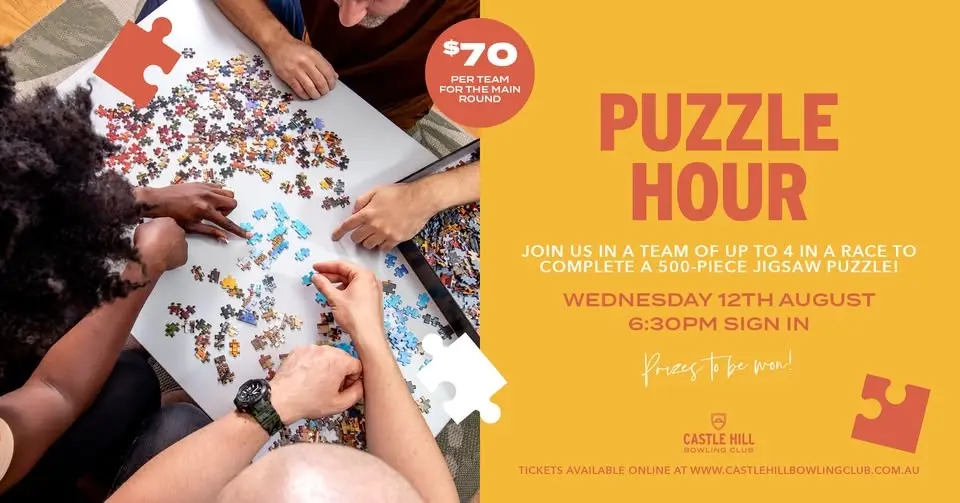 Puzzle Hour at Castle Hill Bowling Club