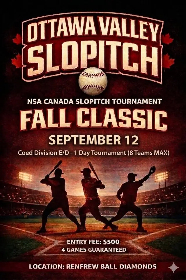 NSA Canada Slopitch Tournament - FALL CLASSIC