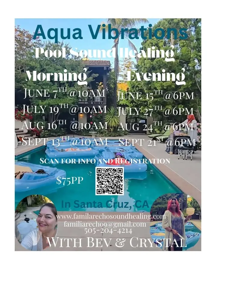 Aqua Vibrations: Pools Sound Healing in Santa Cruz