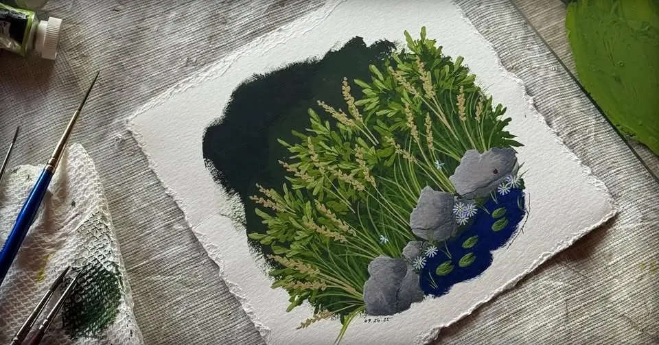 Where the Dragonflies Gather: A Paint-Along with Annie Parkes