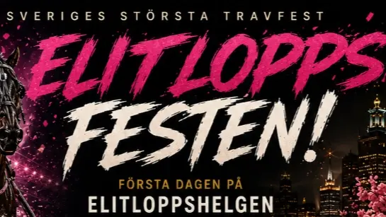 Elitloppsfesten Fredag 29e Maj på Kyoto Nattklubb