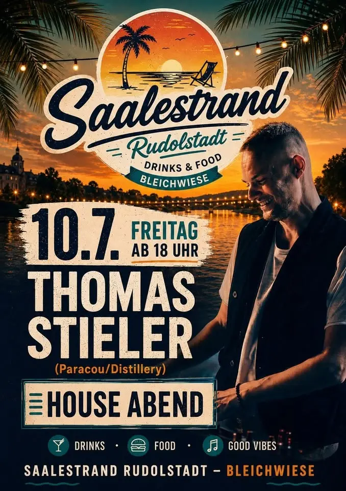 House Abend am Saalestrand