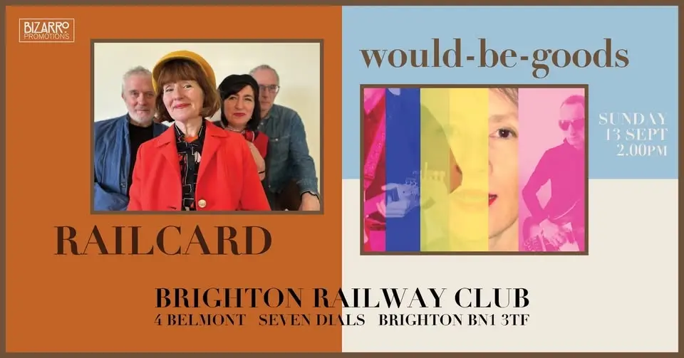 Railcard/Would-be-goods,Matinee Gig, Brighton Railway Club, Brighton, 13/09/26