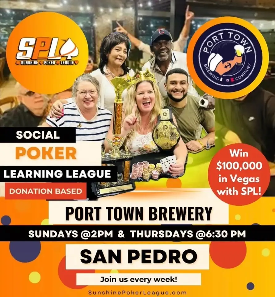 Sunday Funday Social Poker at Port Town Brewery