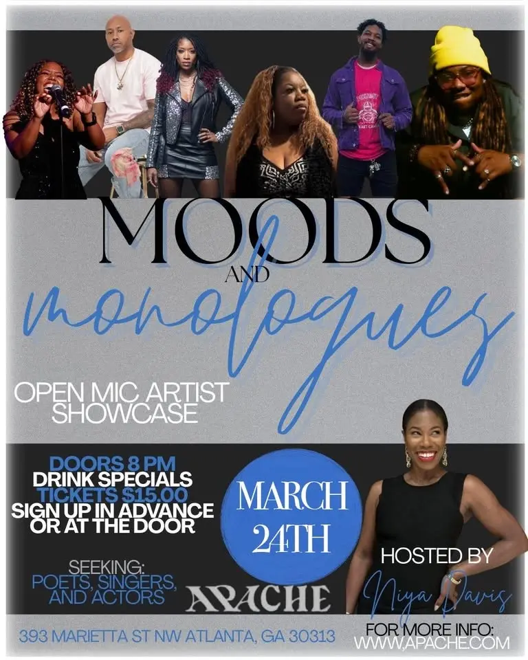Moods & Monologues - Open Mic Artist Showcase