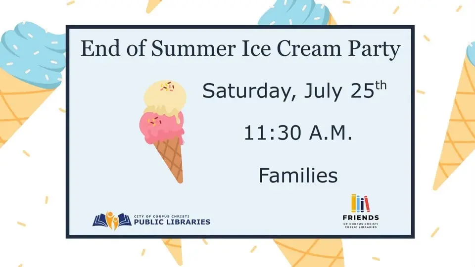 End Of Summer Reading Ice Cream Party