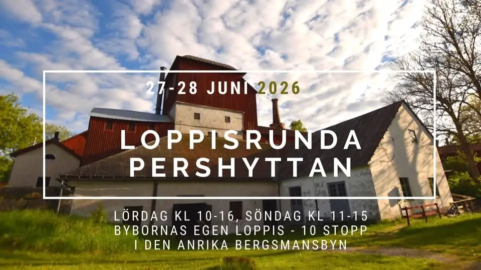 Loppisrunda Pershyttan helgen efter midsommar