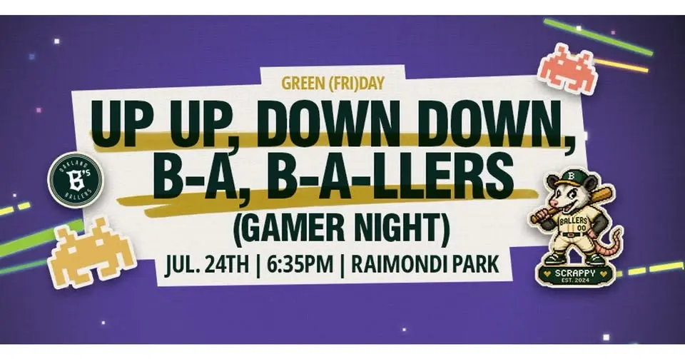 Oakland Ballers vs. Boise Hawks (Game Night)