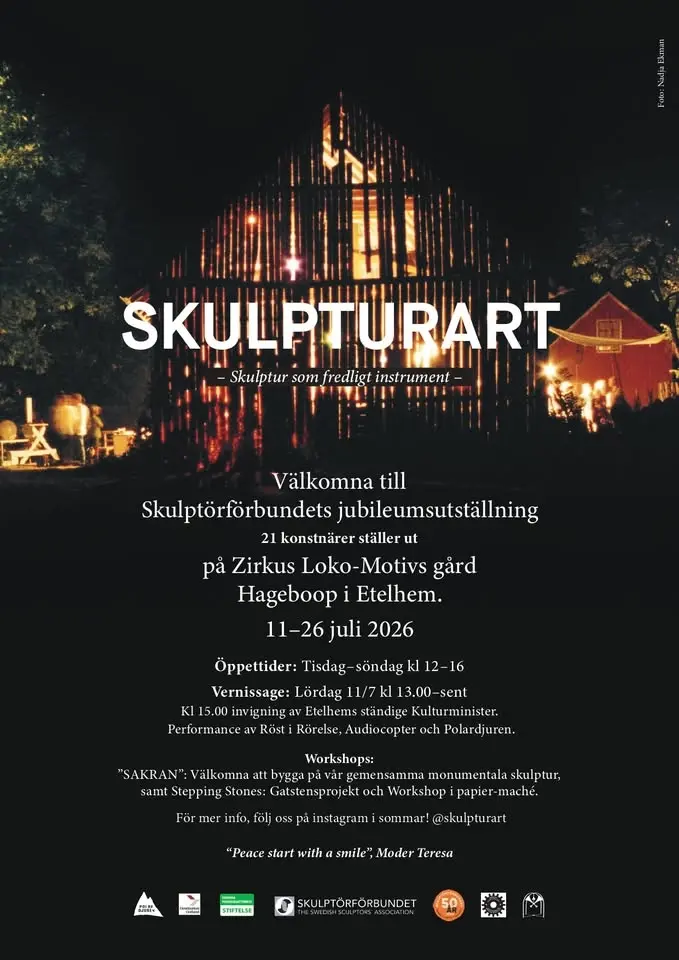 SKULPTURART "skulptur som fredligt instrument" Skulptörförbundet 50 år 