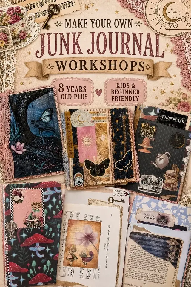 Make your own junk journal class 8+