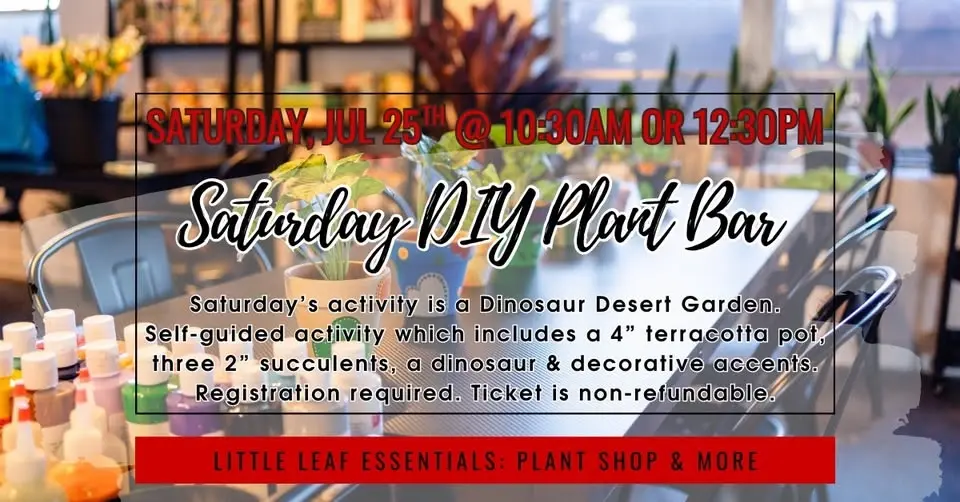 DIY Plant Bar <Dinosaur Desert Garden Edition>