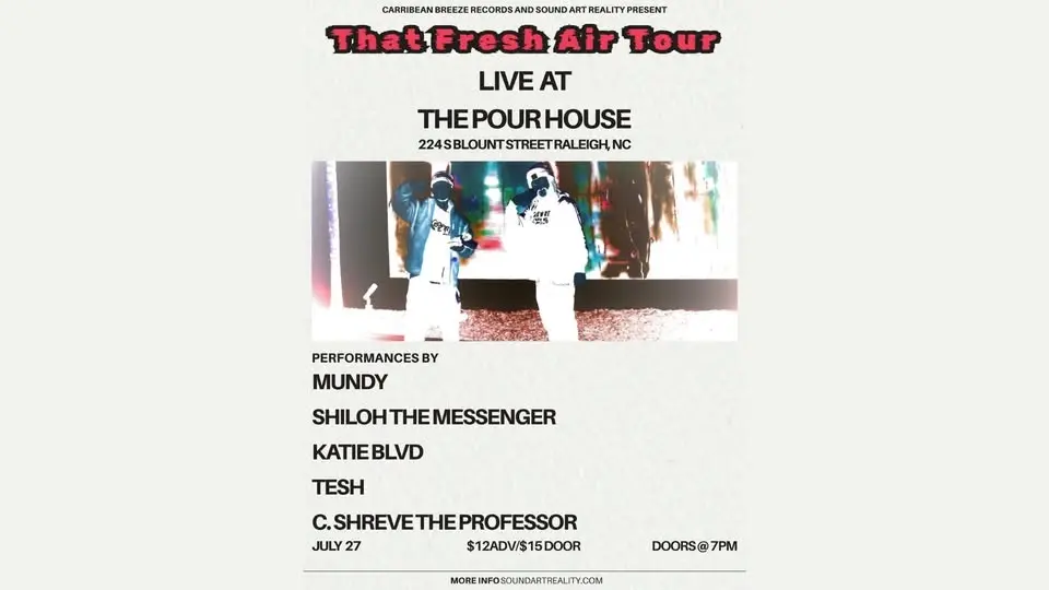 Mundy w/ Shiloh The Messenger, Katie Blvd, Tesh, C. Shreve The Professor