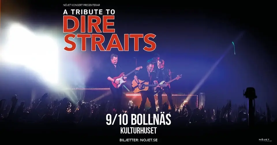 A Tribute to Dire Straits I Bollnäs, Kulturhuset