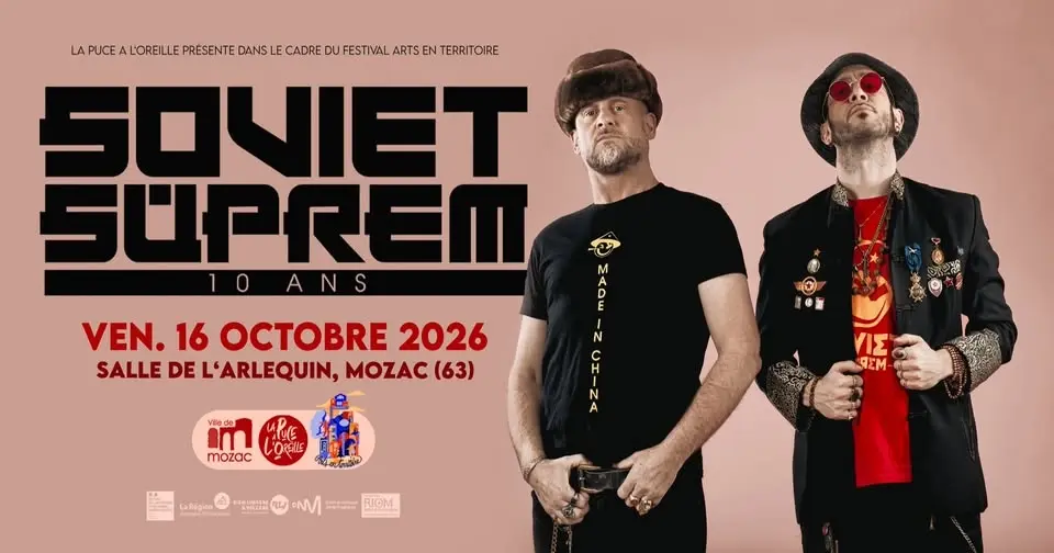 SOVIET SUPREM | La Puce a L'Oreille à l'Arlequin, Mozac (63)