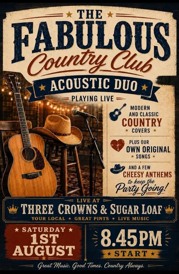 Country Club - Live Music 🎵👢