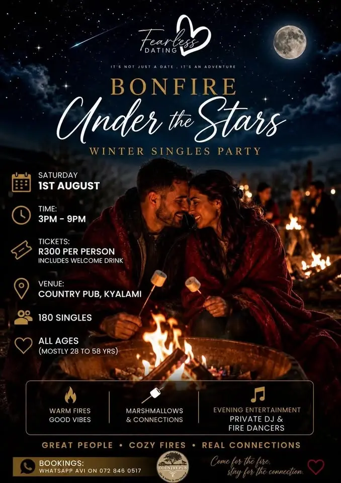🔥Bonfire, Under The Wintery Stars 🌠 Singles Party ✨