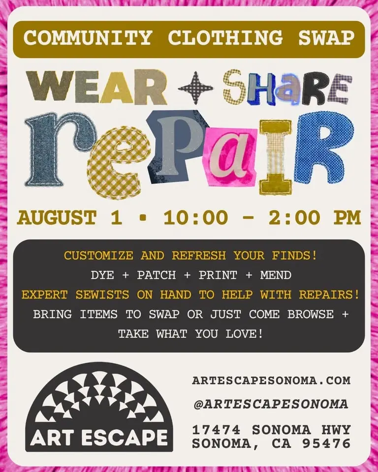 Wear + Share + Repair ✨ CLOTHING SWAP!