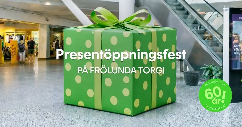 Presentöppningsfest på Frölunda Torg!