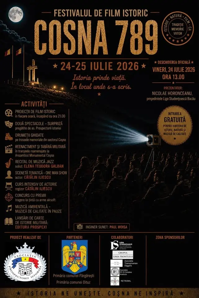Festivalul de Film Istoric „Coșna 789” – Ediția a II-a