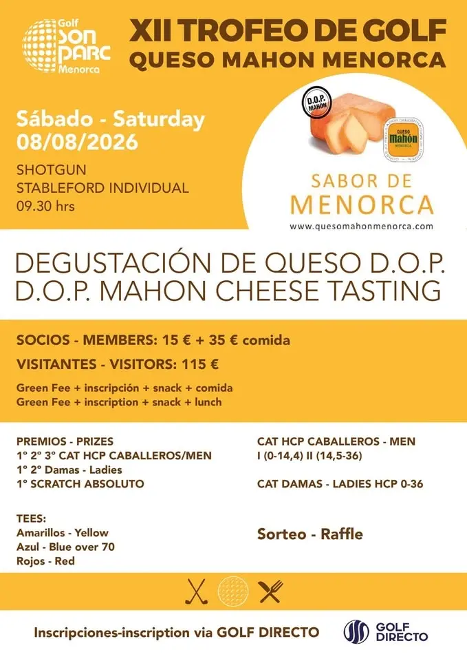 XII TROFEO QUESO MAHON
