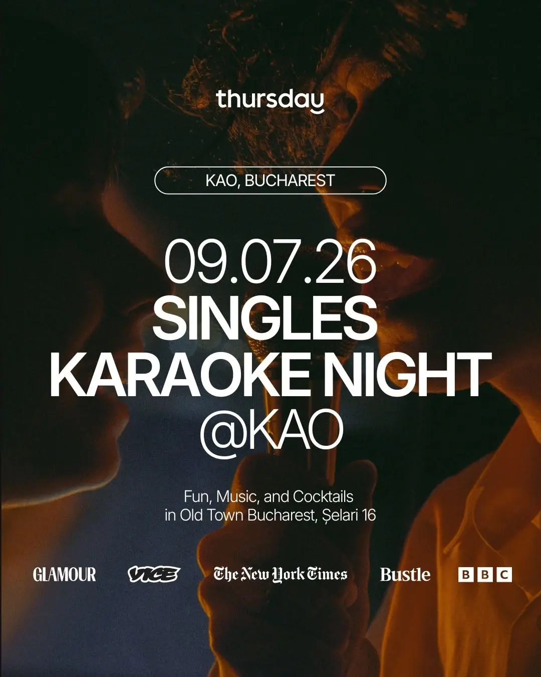 Singles Karaoke Night @ KAO