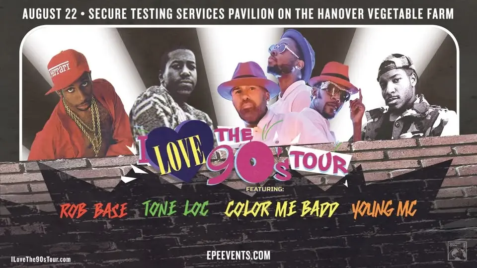 I LOVE THE 90's TOUR - Tone Loc, Color Me Badd, Young MC and C&C Music Factory