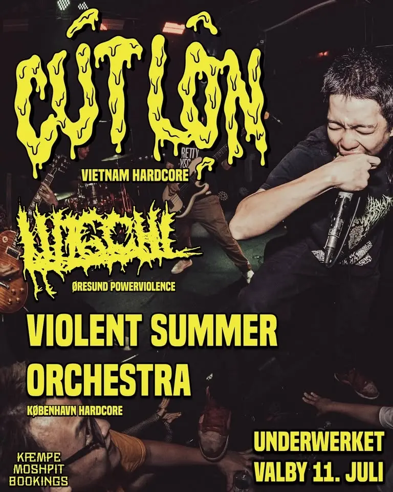 KÆMPE MOSHPIT VOL. 8: CÚT LỘN (VN) – LINGCHI – VIOLENT SUMMER ORCHESTRA