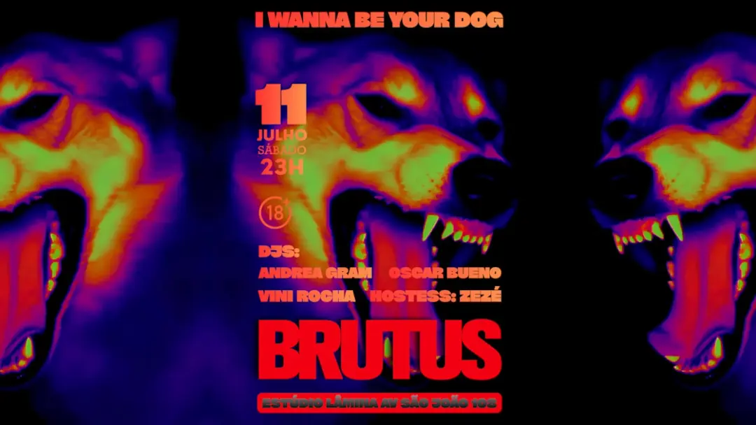 Brutus No Estúdio Lâmina - I Wanna Be Your Dog